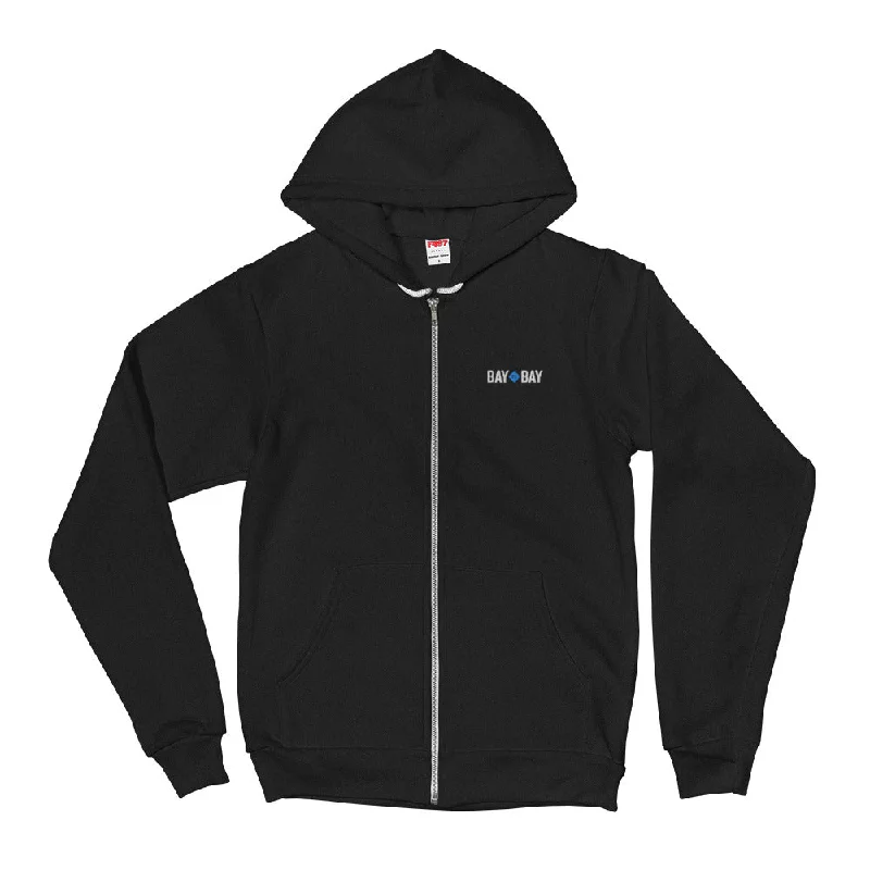 Luxury men hoodie made from cashmere - blend material Full Zip Bay to Bay Hoodie