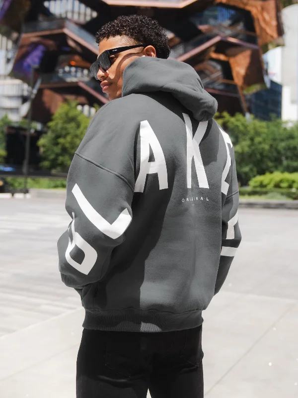 Camouflage - pattern men hoodie for outdoor enthusiasts Idris Oversized Hoodie - Safari Green