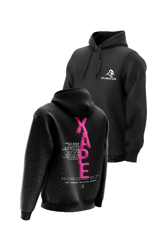 Men hoodie for gym workouts with moisture - wicking technology XAPE Potential V2 Hoodie - Black Men hoodie for gym workouts with moisture - wicking technology XAPE Potential V2 Hoodie - Black