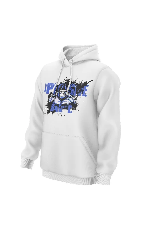 Men hoodie with a drawstring hood and adjustable hem XAPE Splatter V3 Hoodie - White Men hoodie with a drawstring hood and adjustable hem XAPE Splatter V3 Hoodie - White