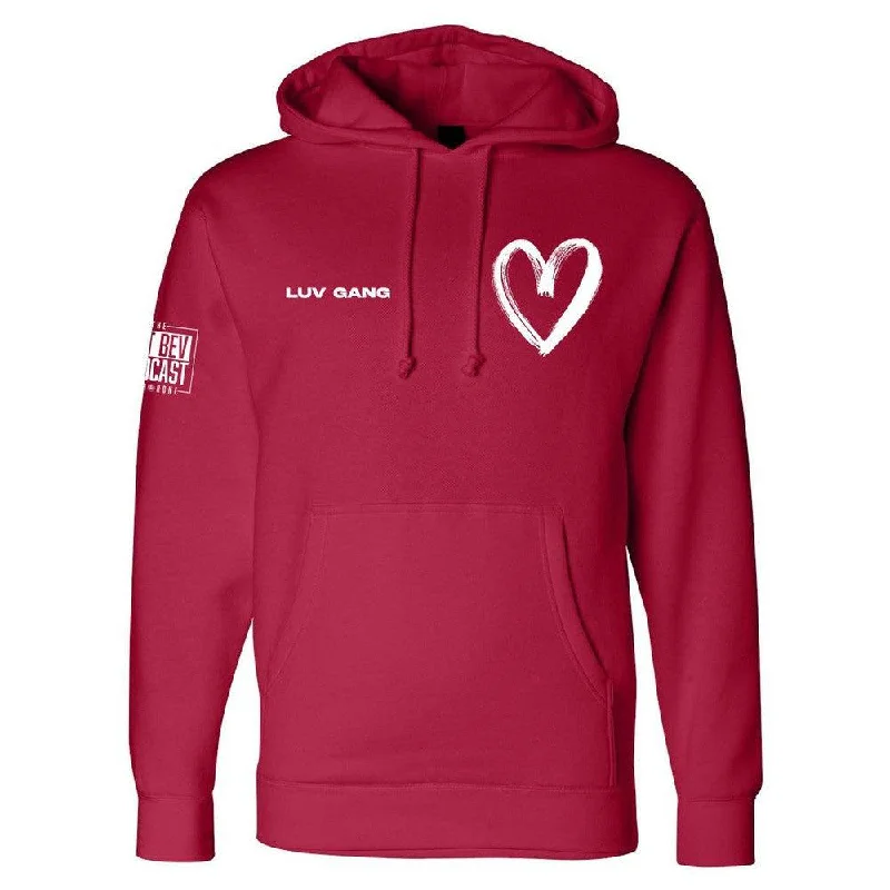 Organic cotton men hoodie for a sustainable and soft feel Luv Gang Hoodie