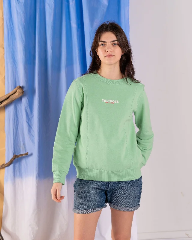 Organic cotton men hoodie for a sustainable and soft feel Vera - Womens Sweat - Green