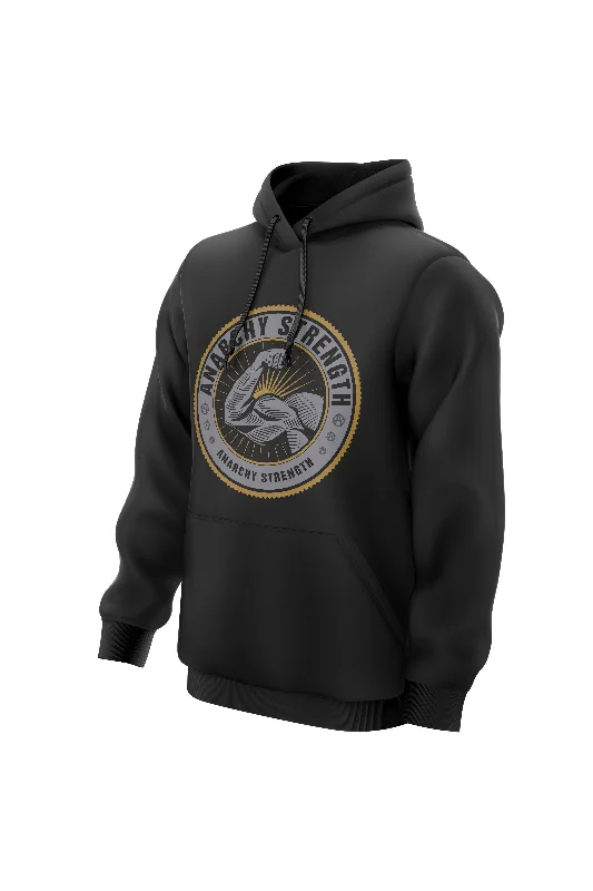 Zip - up men hoodie with multiple pockets for storage AS Flex Hoodie - Black
