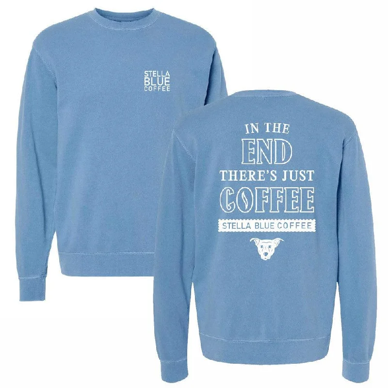 Zip - up men hoodie with multiple pockets for storage In The End Crewneck