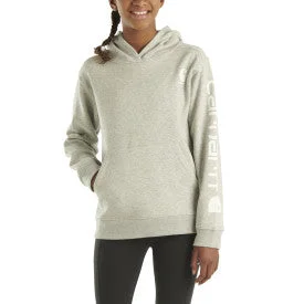 Zip - up men hoodie with multiple pockets for storage Youth Long Sleeve Graphic Sweatshirt - Grey Heather