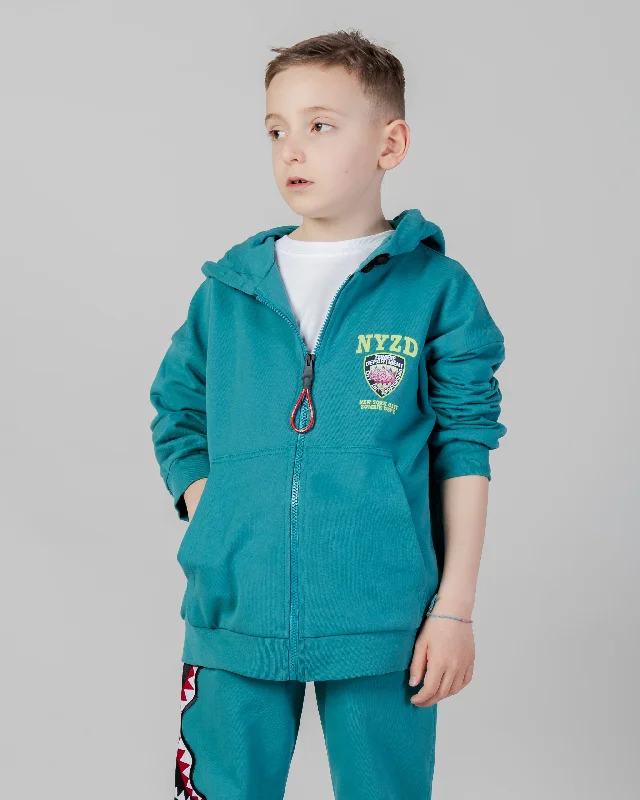 Men hoodie with a detachable hood for versatility Nyzd Full Zip Hoodie Youth