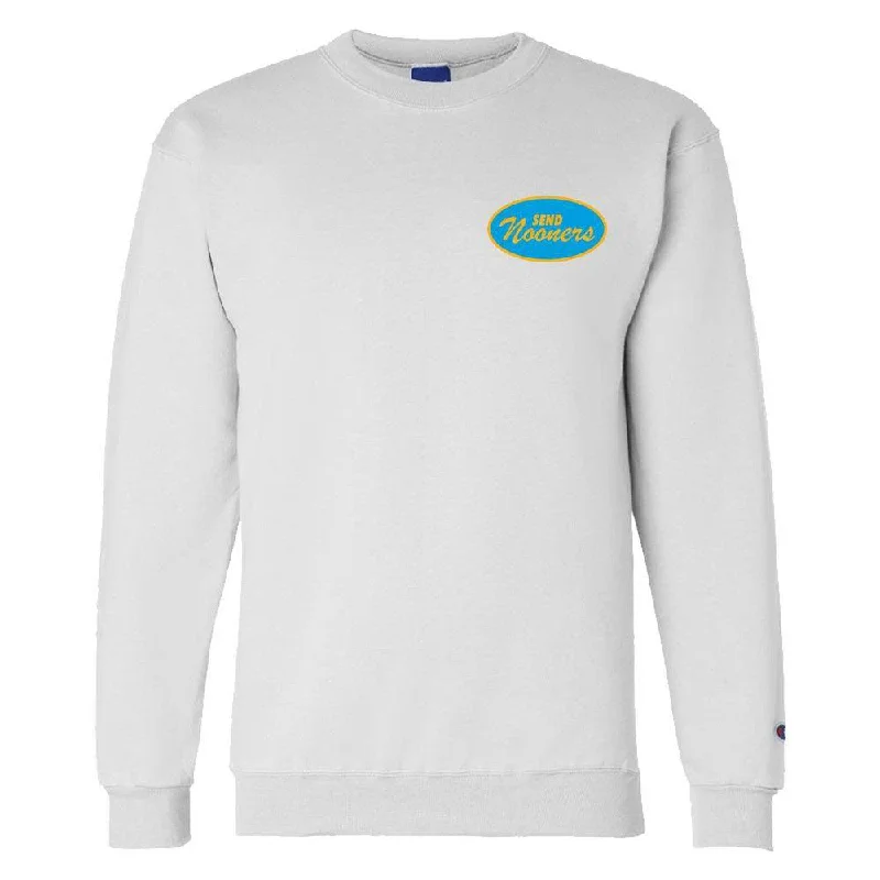 Lightweight men hoodie with mesh panels for breathability Send Nooners Circle Crewneck