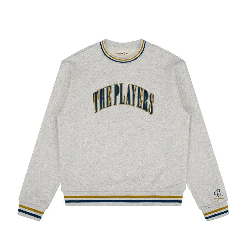Men hoodie for gym workouts with moisture - wicking technology The PLAYERS x Barstool Golf Ribbed Applique Crewneck Men hoodie for gym workouts with moisture - wicking technology The PLAYERS x Barstool Golf Ribbed Applique Crewneck