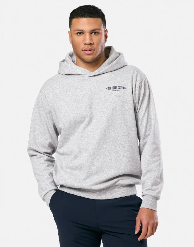 Camouflage - pattern men hoodie for outdoor enthusiasts Clubhouse Hoodie in Grey Marl