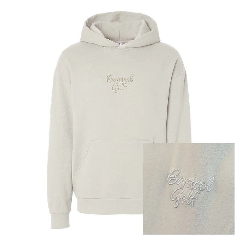 Water - resistant men hoodie for rainy days Barstool Golf Embroidered Hoodie