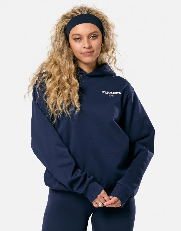 Slim - fit men hoodie to pair with skinny jeans Clubhouse Hoodie in Twilight Navy