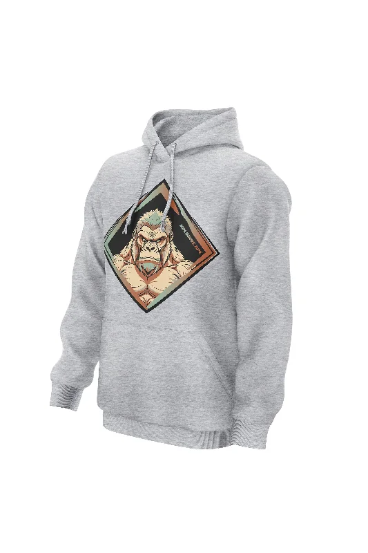 Water - resistant men hoodie for rainy days XAPE Titanium V2 Hoodie - Grey