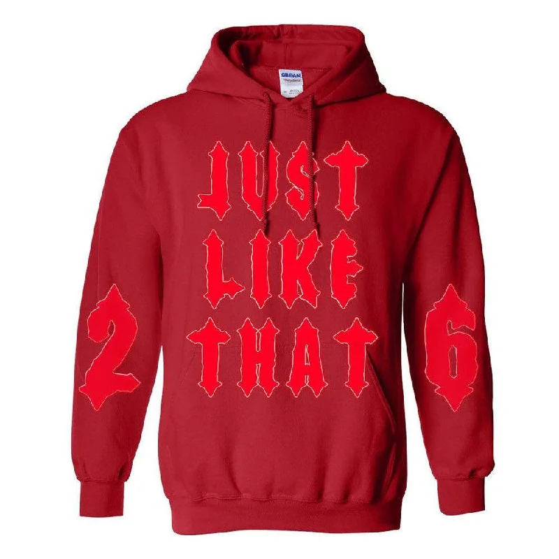 Solid - color men hoodie in trendy olive green Just Like That Hoodie