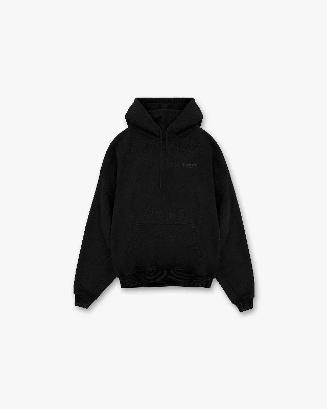 Lightweight men hoodie with mesh panels for breathability Team 247 Oversized Hoodie - Matte Black