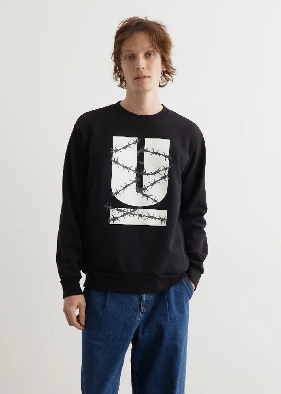 Men hoodie with a detachable hood for versatility Logo Sweater