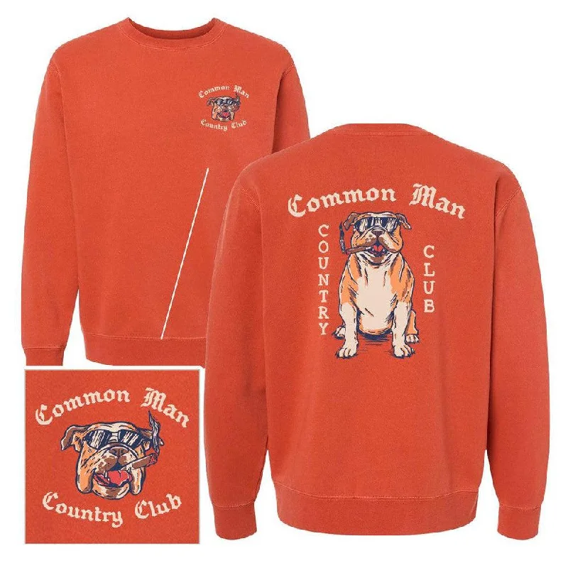 Plus - size men hoodie with a roomy fit for comfort Common Man Country Club Crewneck II Plus - size men hoodie with a roomy fit for comfort Common Man Country Club Crewneck II