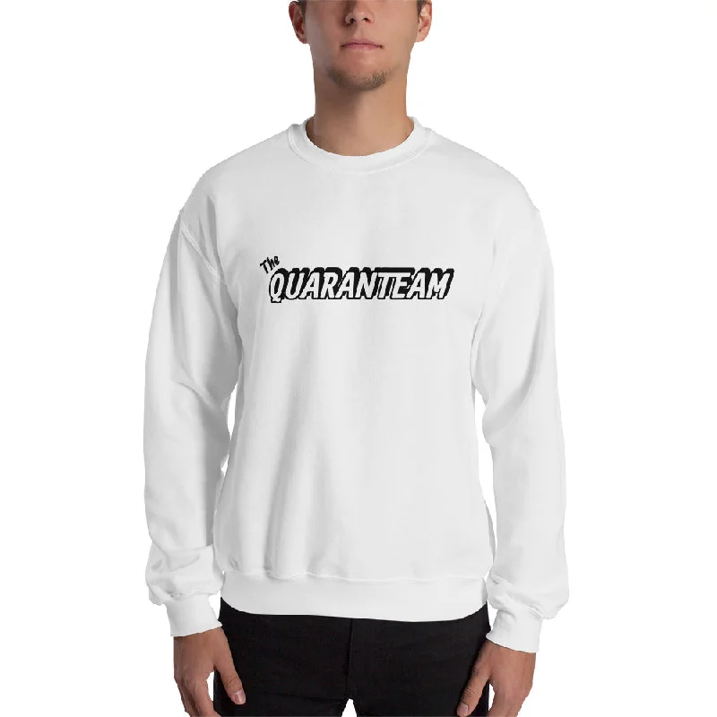 Halloween - themed men hoodie with spooky prints Quaranteam Sweatshirt
