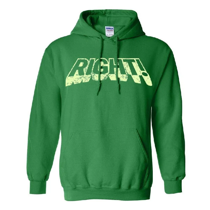 Luxury men hoodie made from cashmere - blend material Right Hoodie