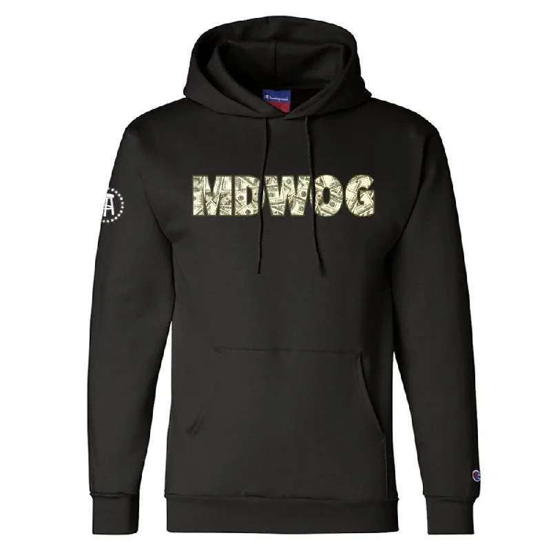 Halloween - themed men hoodie with spooky prints MDWOG Money Hoodie