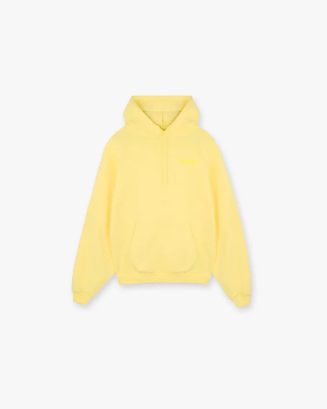 Slim - fit men hoodie to pair with skinny jeans Team 247 Oversized Hoodie - Lemon