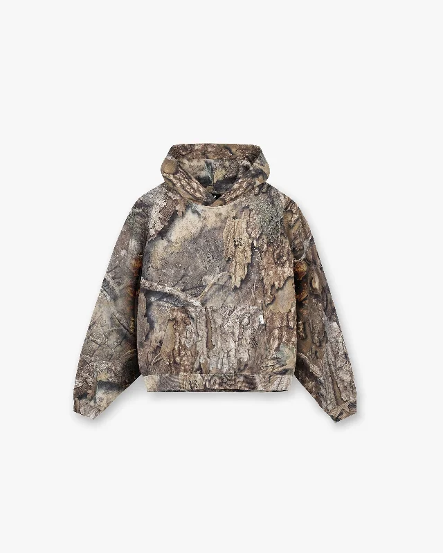 Men hoodie with a drawstring hood and adjustable hem Realtree® Camo Boxy Hoodie - Camo