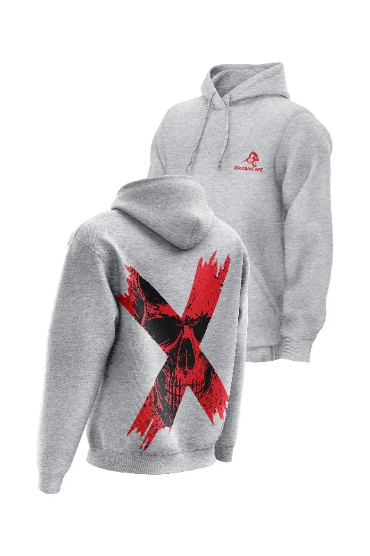 Men hoodie with a detachable hood for versatility XAPE Perish Hoodie - Sports Grey