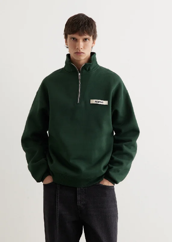 Organic cotton men hoodie for a sustainable and soft feel Le Camionneur Gros Grain