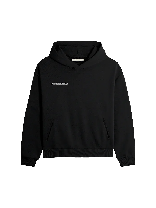 Solid - color men hoodie in trendy olive green Mens 365 Midweight Hoodie—black