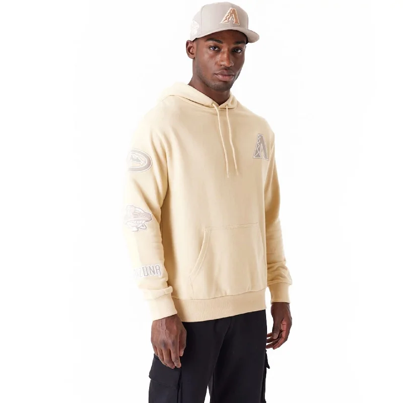 Solid - color men hoodie in trendy olive green Arizona Diamondbacks MLB World Series Light Beige Oversized Pullover Hoodie Solid - color men hoodie in trendy olive green Arizona Diamondbacks MLB World Series Light Beige Oversized Pullover Hoodie