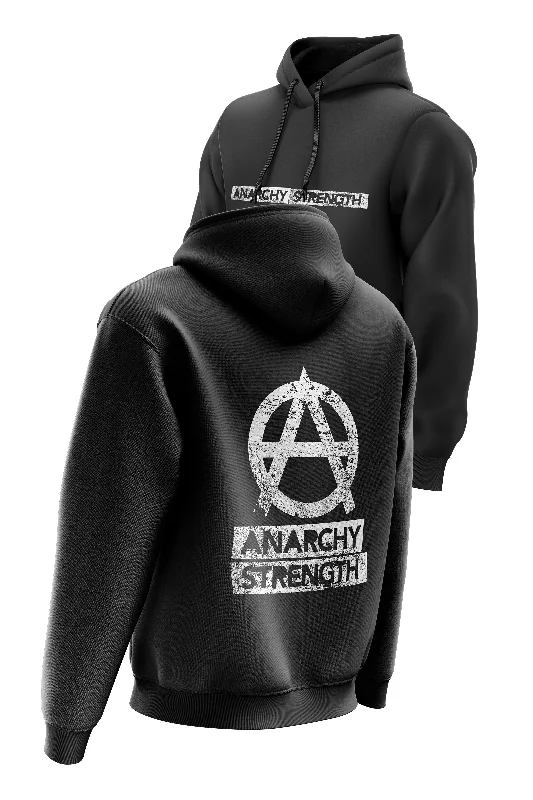 Thermal - insulated men hoodie for winter sports AS 'STRIPE' HOODIE - BLACK