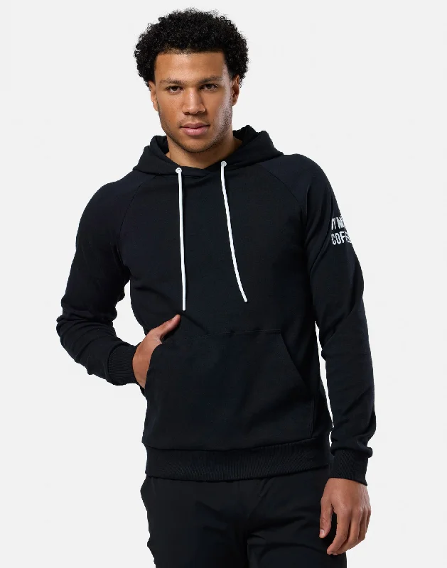 Water - resistant men hoodie for rainy days Chill Hoodie in Black