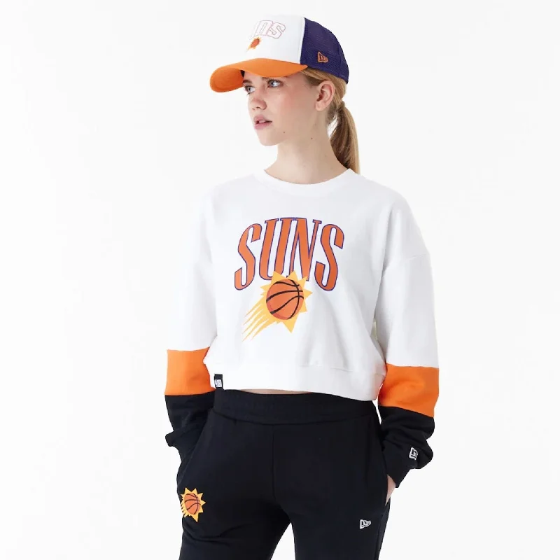 Camouflage - pattern men hoodie for outdoor enthusiasts Phoenix Suns Womens NBA Colour Block White Crop Crew Neck Sweatshirt Camouflage - pattern men hoodie for outdoor enthusiasts Phoenix Suns Womens NBA Colour Block White Crop Crew Neck Sweatshirt