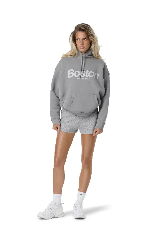 Slim - fit men hoodie to pair with skinny jeans Boston Hoodie in Bleeker