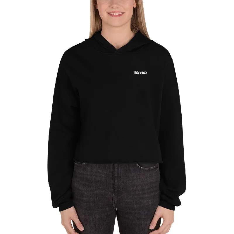 Retro - inspired men hoodie with a varsity logo Bay Crop Hoodie