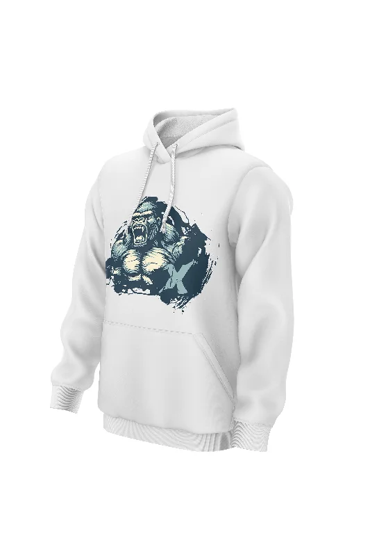 Camouflage - pattern men hoodie for outdoor enthusiasts XAPE Relentless V1 Hoodie - White