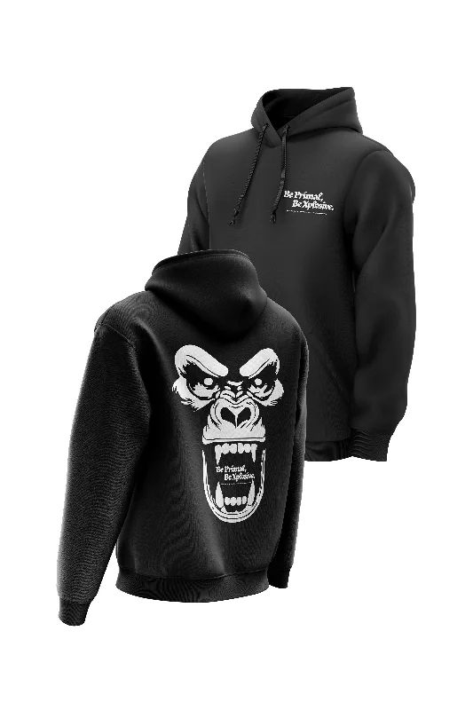 Thermal - insulated men hoodie for winter sports XAPE Primal Rage V1 Hoodie - Black