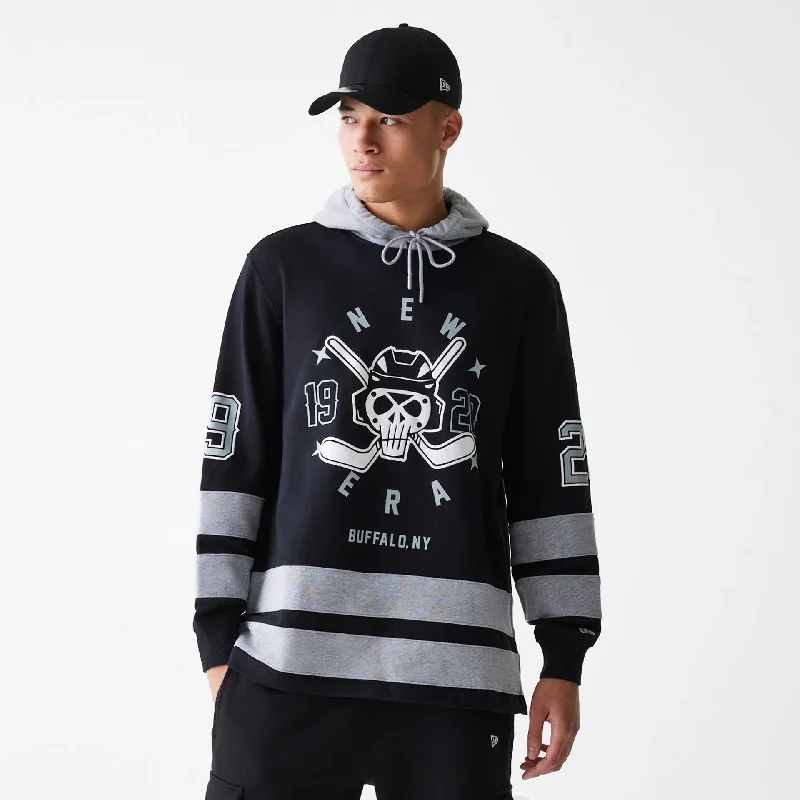 Thermal - insulated men hoodie for winter sports New Era Street Dangle Grey Pullover Hoodie Thermal - insulated men hoodie for winter sports New Era Street Dangle Grey Pullover Hoodie