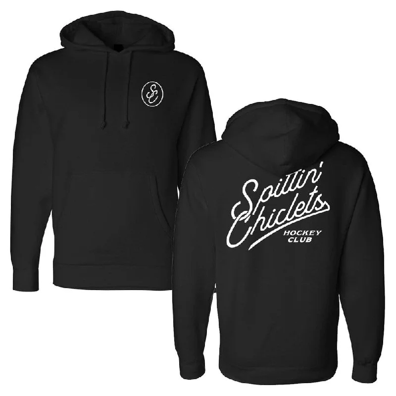 Plus - size men hoodie with a roomy fit for comfort Spittin Chiclets Script Premium Hoodie Plus - size men hoodie with a roomy fit for comfort Spittin Chiclets Script Premium Hoodie