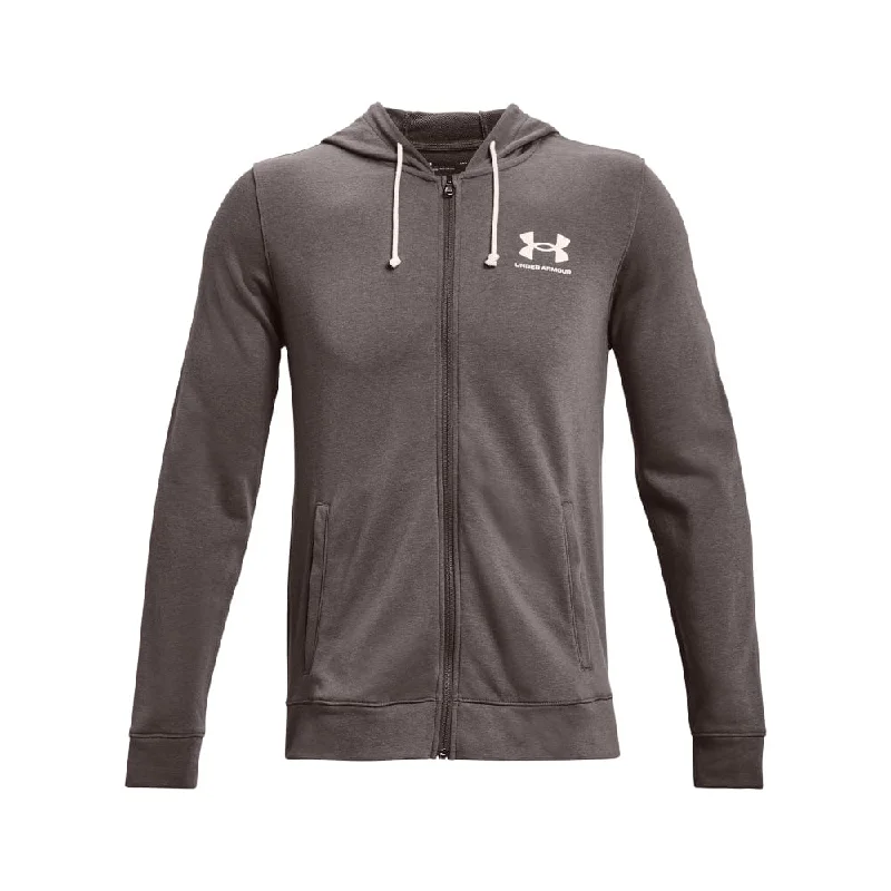 Water - resistant men hoodie for rainy days Men's UA Rival Terry Full-Zip