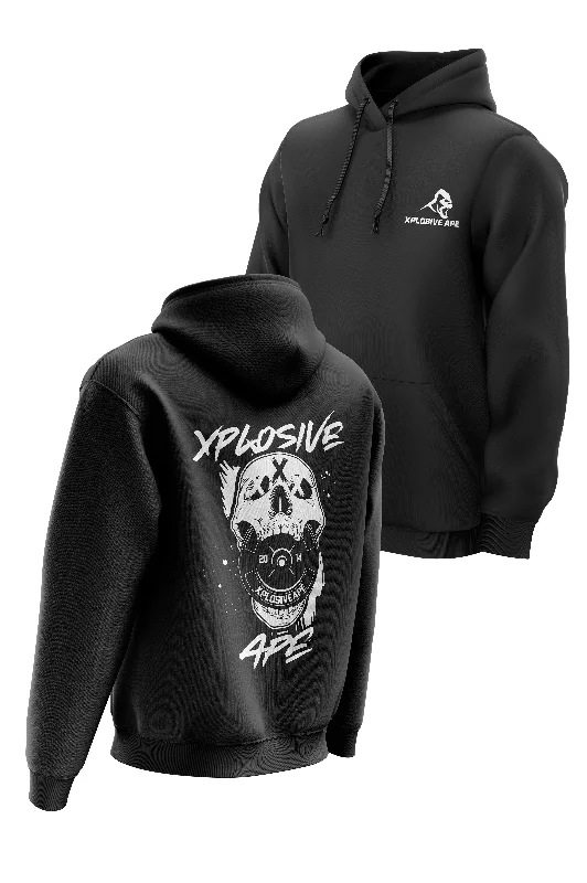 Thermal - insulated men hoodie for winter sports XAPE 'Cruncher' Hoodie - Black