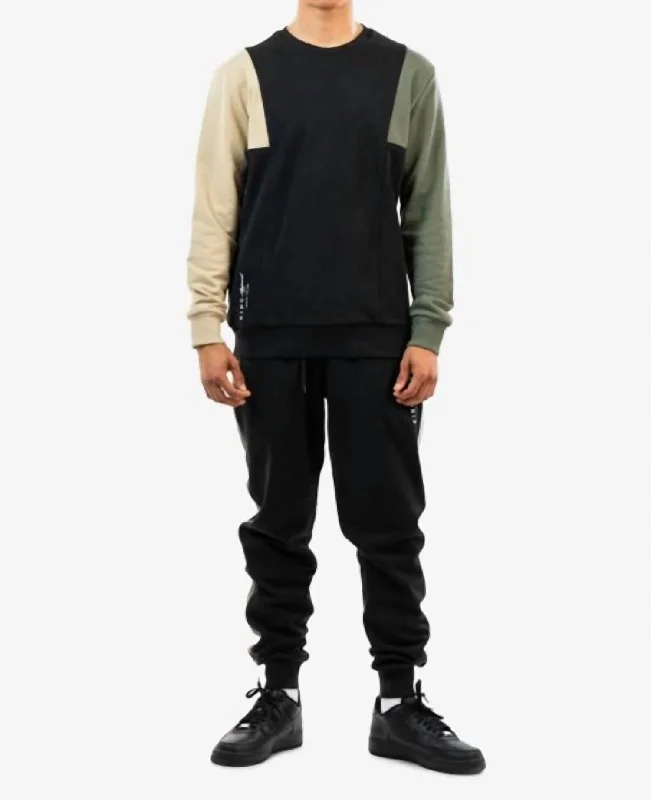 Aldgate Striped Tracksuit Pants In Black