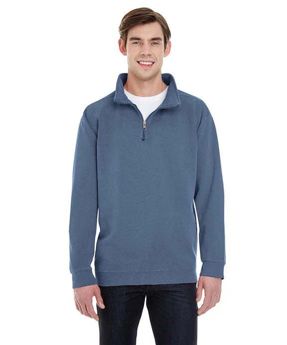 Men's quarter - zip with a seamless construction for comfort1580 - Comfort Colors Adult Quarter-Zip Sweatshirt | Blue Jean Men's quarter - zip with a seamless construction for comfort1580 - Comfort Colors Adult Quarter-Zip Sweatshirt | Blue Jean
