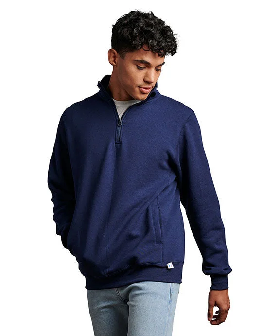 1Z4HBM - Russell Athletic Unisex Dri-Power® Quarter-Zip Fleece | Navy