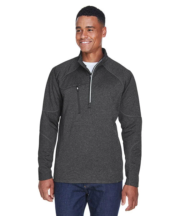 88175 - North End Adult Catalyst Performance Fleece Quarter-Zip | Carbon Heather