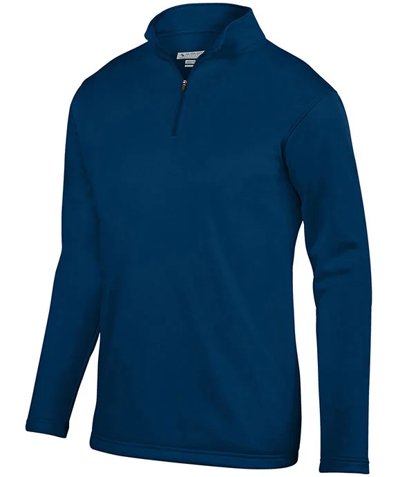 AG5507 - Augusta Sportswear Adult Wicking Fleece Quarter-Zip Pullover | Navy