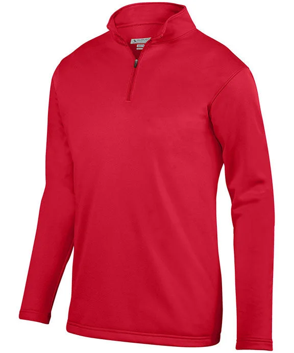 AG5507 - Augusta Sportswear Adult Wicking Fleece Quarter-Zip Pullover | Red