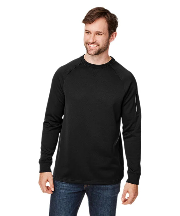 Men's quarter - zip with a custom - fit optionCE800 - Core 365 Unisex Fusion ChromaSoft™ Fleece Crew Pullover | Black Men's quarter - zip with a custom - fit optionCE800 - Core 365 Unisex Fusion ChromaSoft™ Fleece Crew Pullover | Black