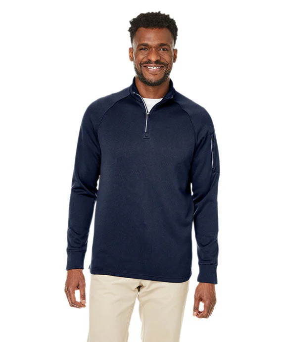 Men's quarter - zip with a high - quality zipper for easy useCE801 - Core 365 Unisex Fusion ChromaSoft™ Fleece Quarter-Zip | Classic Navy Men's quarter - zip with a high - quality zipper for easy useCE801 - Core 365 Unisex Fusion ChromaSoft™ Fleece Quarter-Zip | Classic Navy