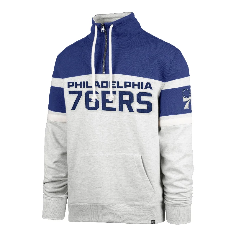 PHILADELPHIA 76ERS ARENA AMP '47 BAY RIDGE 1/4 ZIP