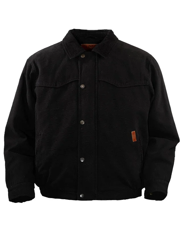 Hooded men jackets with a detachable faux - fur trim for added warmthMen's Trailblazer Canvas Jacket Hooded men jackets with a detachable faux - fur trim for added warmthMen's Trailblazer Canvas Jacket